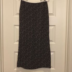 Jones New York Silk Maxi Skirt